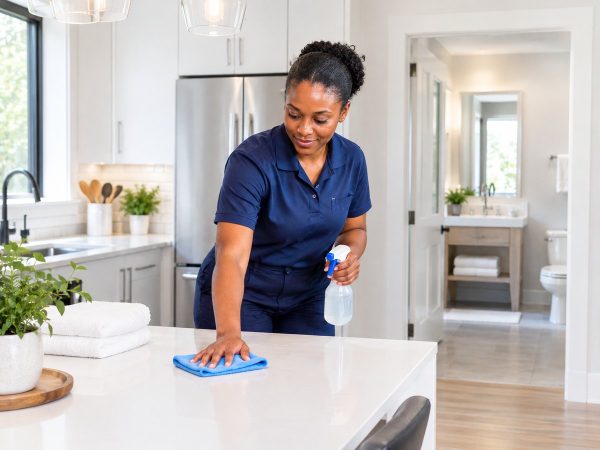 Spotless home kitchen